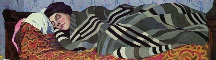Félix Vallotton, Laid down woman, sleeping, 1899, private collection.