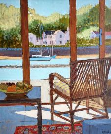 View_of_Mylor_Creek_Mike Hall, British artist