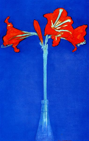 amaryllis-1910, Piet Mondrian