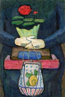 Gabriele Münter, Still Life on the Tram (After Shopping)