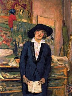 Lucie Belin Smiling (1915). by Jean-Édouard Vuillard (French, 1868-1940).
