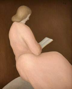 Woman Reading, by Albert Reuss