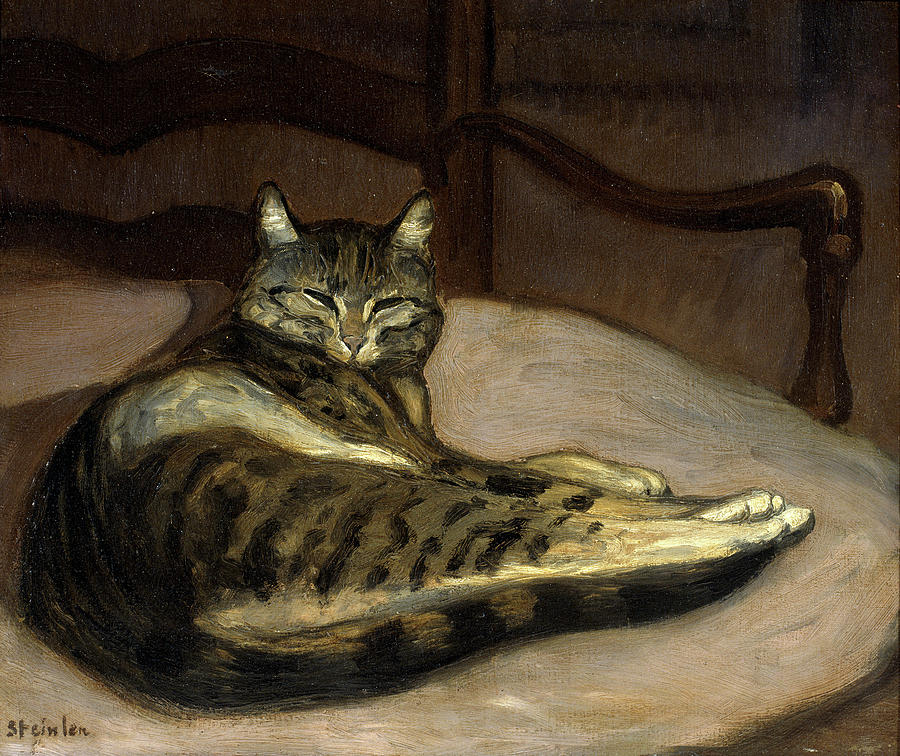 cat-on-a-chair-theophile-alexandre-steinlen