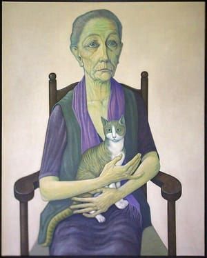 theodorus-gerardus-lherminez--vrouw-met-kat-woman-with-cat
