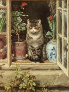 Blinking in the Sun, by Ralph Hedley, 1881