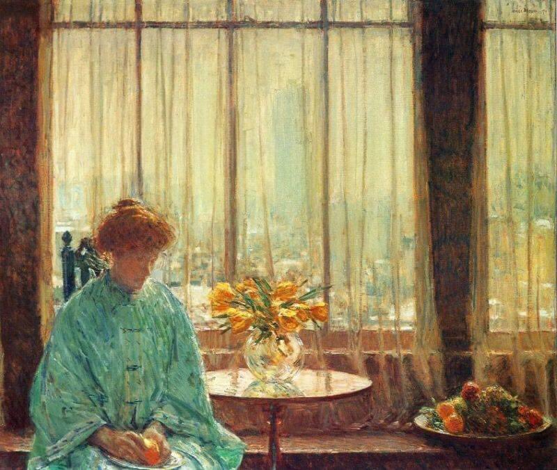 Frederick Childe Hassam, 'The Breakfast Room'