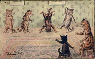 Cats Dancing, Headstand