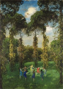 Hans Thoma (1839–1924) Goldene Zeit, 1876.