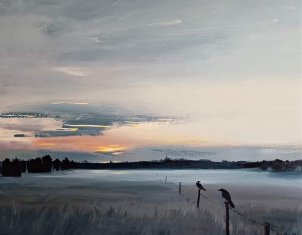 Ravens, by Päivi Ollila (Finnish, b. 1982)