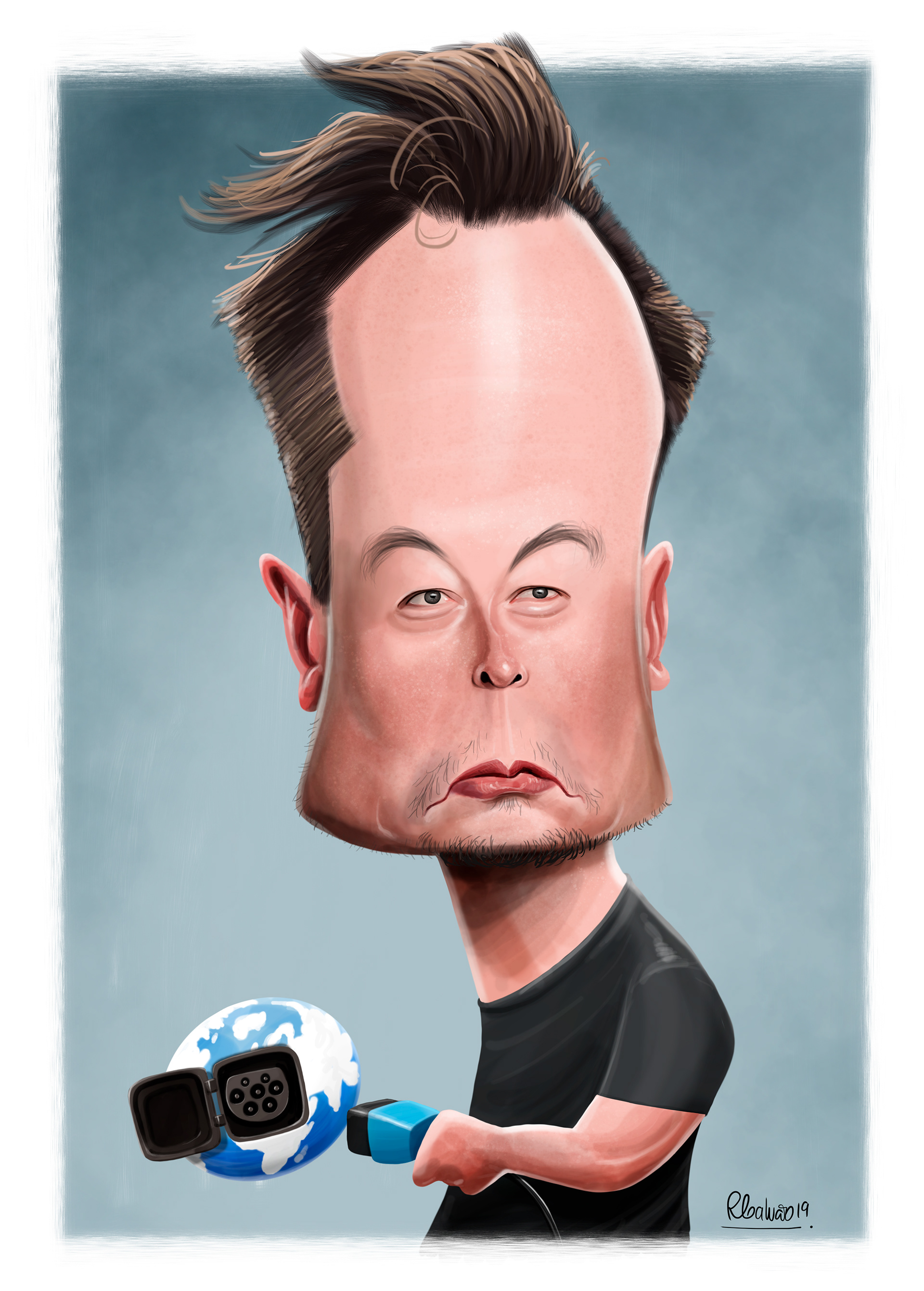 Elon Musk by Ricardo Galvao