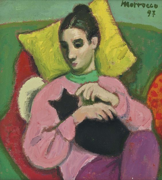 Vera and Lola, by Alberto Morrocco