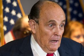 Giuliani holds bizarre press conference at RNC Headquarters