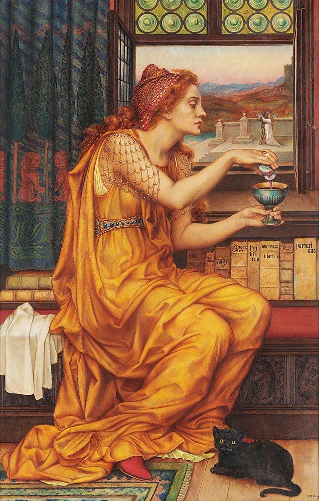 The_Love_Potion, Evelyn De Morgan