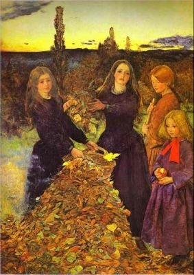 autumn_leaves, John Everett Millais