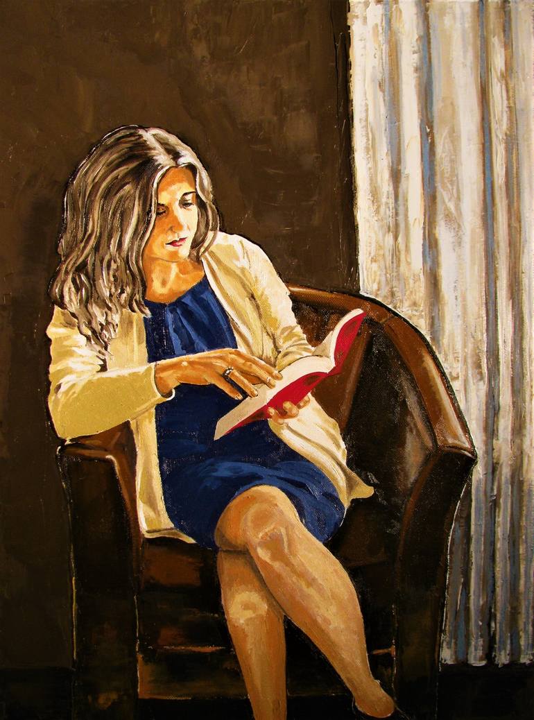 Reading Woman, by Patrick Bornemann