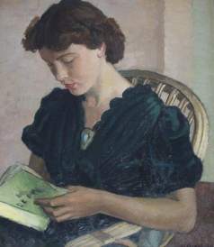 Alabaster, Vera, 1889-1964; Girl Reading