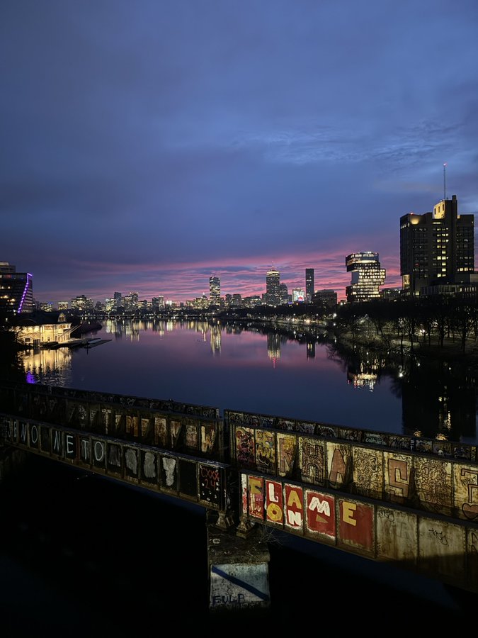 Boston Sunrise this morning, 12-27-2023