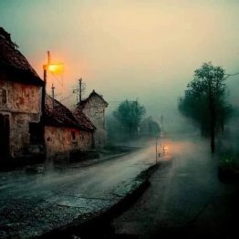 Foggy Landscape, by Raul Cantu