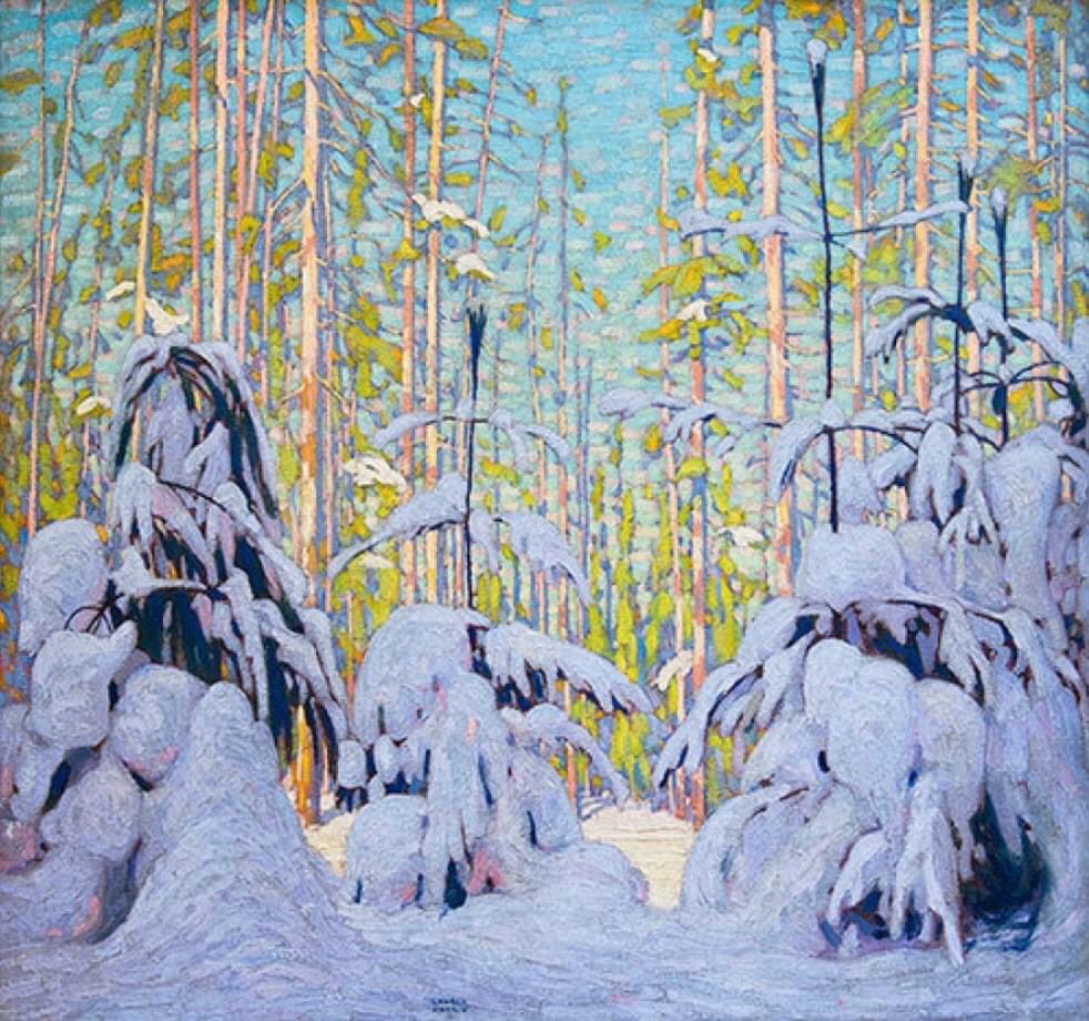 Forest in Winter, Lawren S. Harris, Canadian, 1885-1970