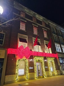 Newbury Street on Chrismas