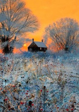 Frosted Evening, by Paul Evans