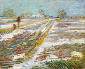 Landscape with Snow, Vincent Van Gogh
