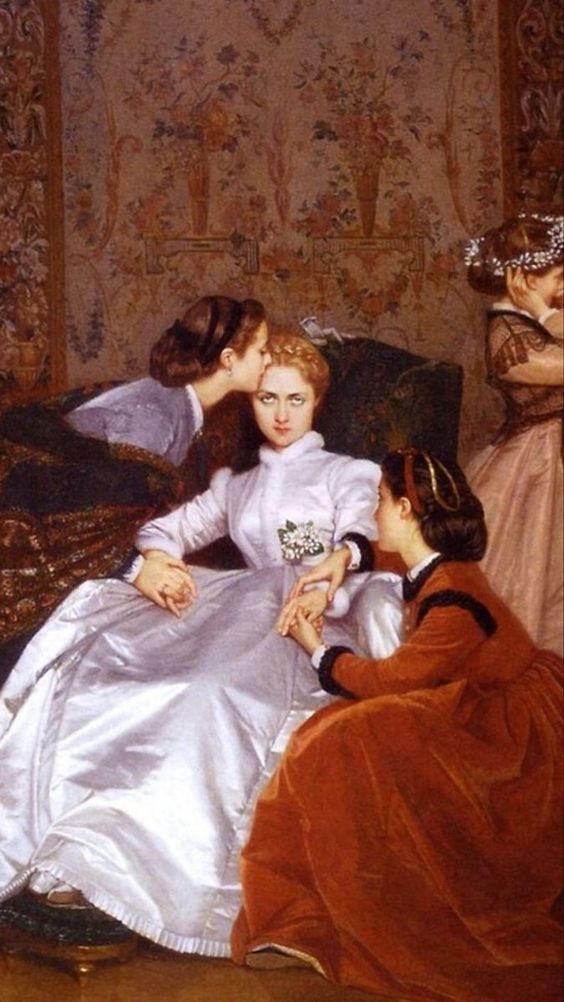 Auguste Toulmouche’s 1866 painting The Hesitant Fiancée2