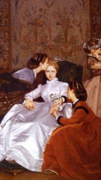 Auguste Toulmouche’s 1866 painting The Hesitant Fiancée2