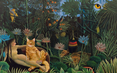 Henri Rousseau, Tyger's Dream with fat cat
