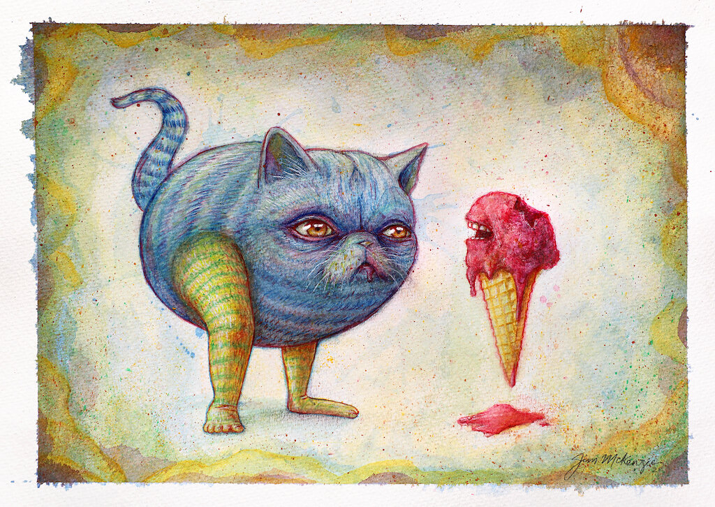 Ice Cream Cat, by Jim McKenzie