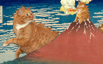 Katsushika Hokusai, A view of Mt Vesuvius