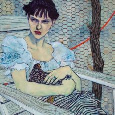 scowling woman by Hope Gangloff