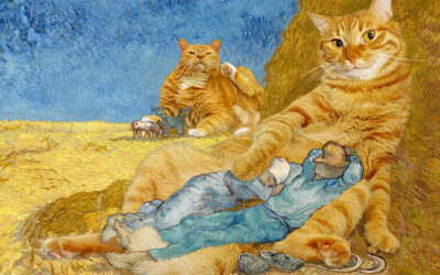 Van_Gogh-The_siesta- with cats-min-400x250