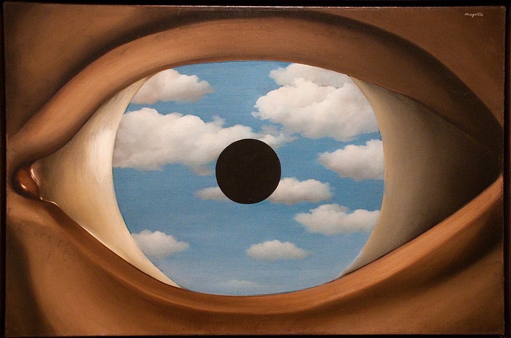 Rene Magritte, The False Mirror, 1928