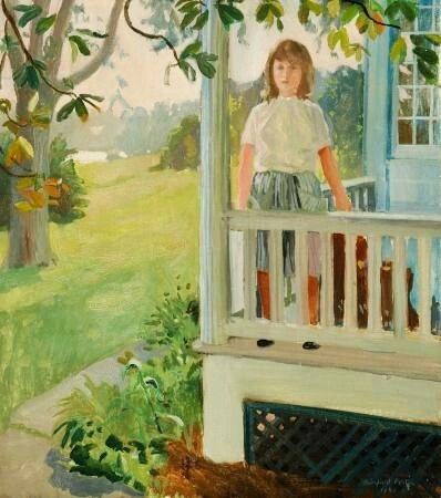 Fairfield Porter, On the Porch, 1961