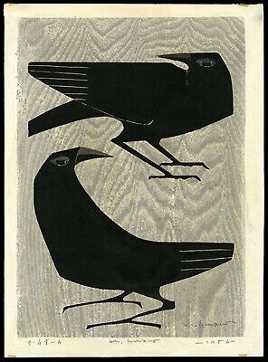 Crows, by Amano Kinihiro, 1929