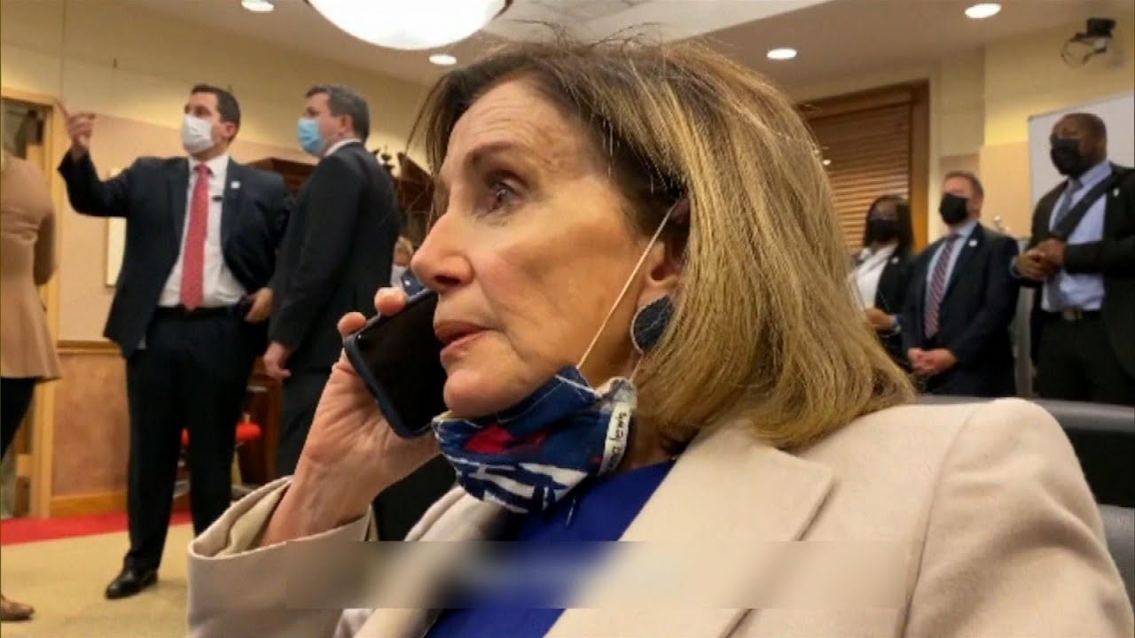 Nancy Pelosi on January 6
