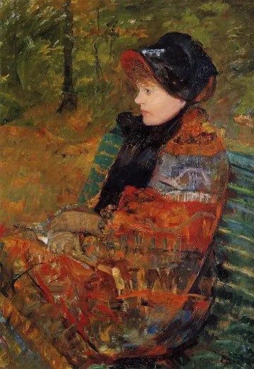 Autumn Portrait of Lydia Cassatt, by Mary Cassatt, 1880