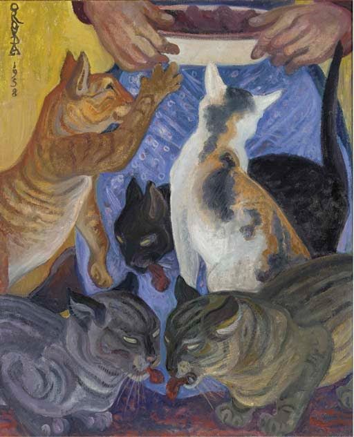 Les Cinq Chats, Orovida Camille Pissaro