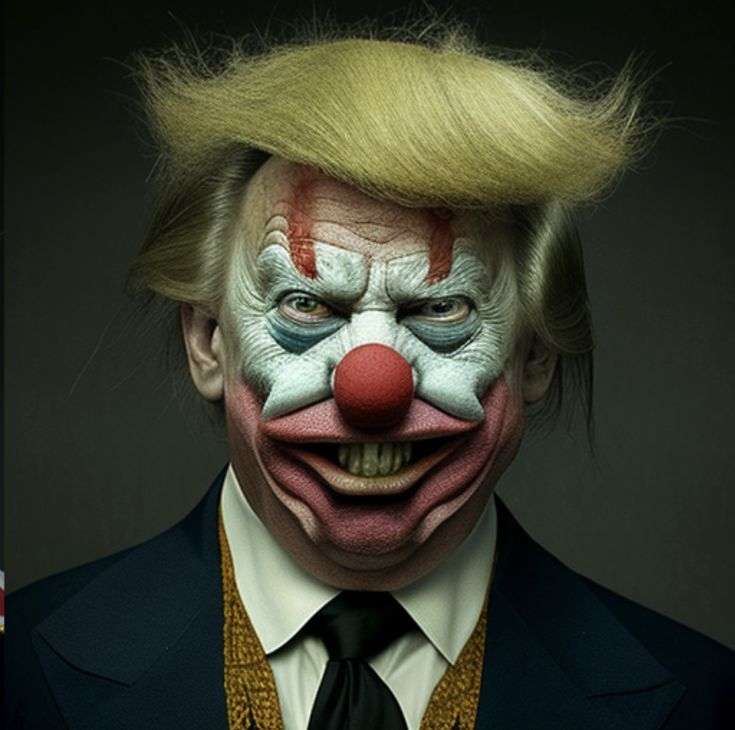 Evil clown Trump
