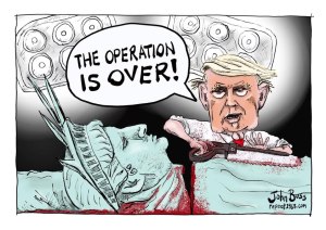 "Doctor Bonesaw multitasking between golf outings." John Buss, @repeat1968