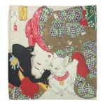 Japanese Girl with Cat, by Tsukioka&nbsp;Yoshitoshi